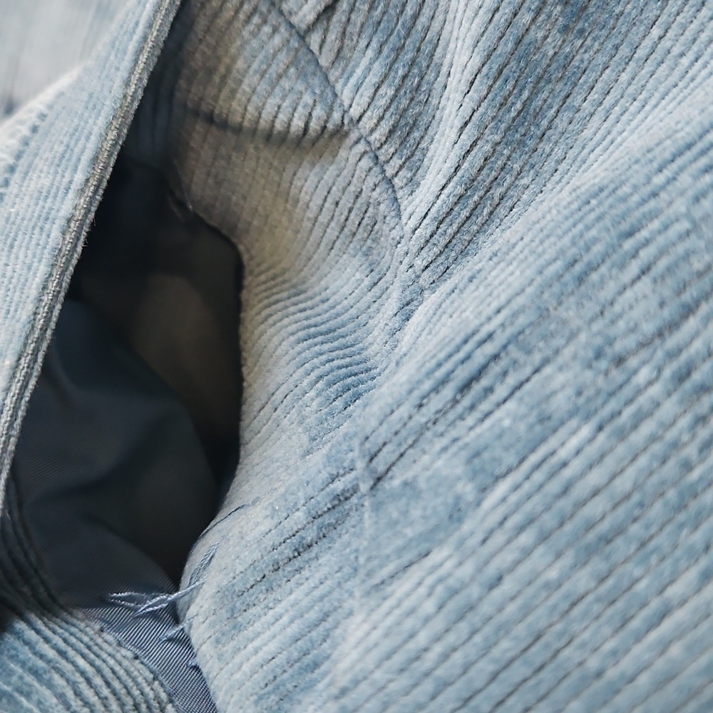 LL Bean Blue Corduroy Blazer with Notched Lapels - Picture 8 of 14